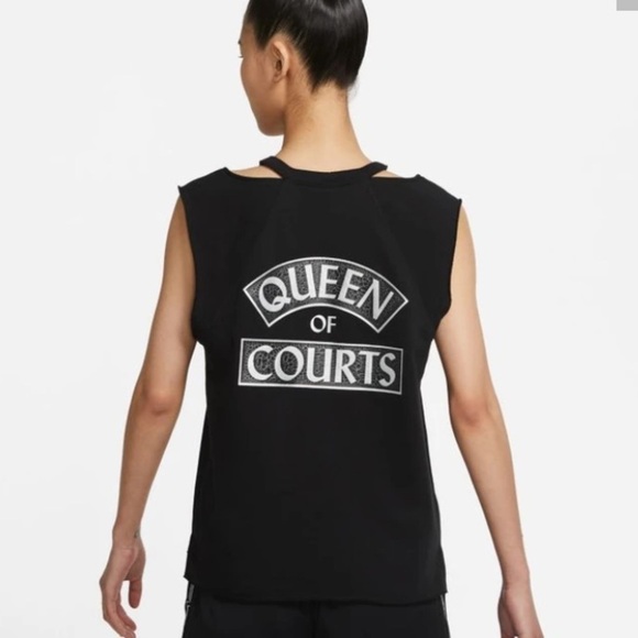 Nike Standard Issue Queen of Courts Women's Basketball Top Black nba new - Picture 1 of 9